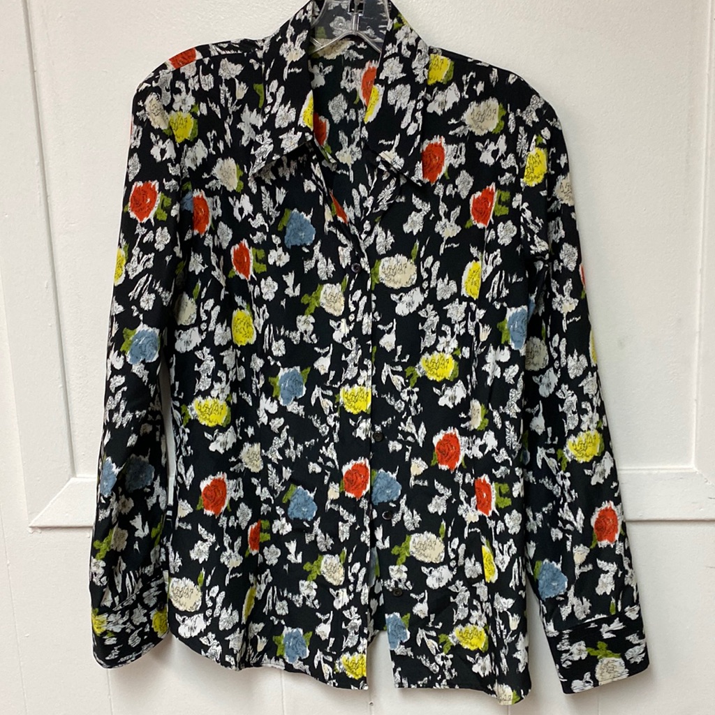Alberto Biani Made In Italy Beautiful Print Buttondown Shirt